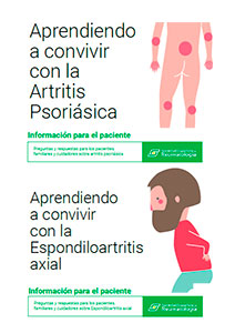 Portada GPC Espondiloartritis Axial y Artritis Psoriásica. Información para pacientes