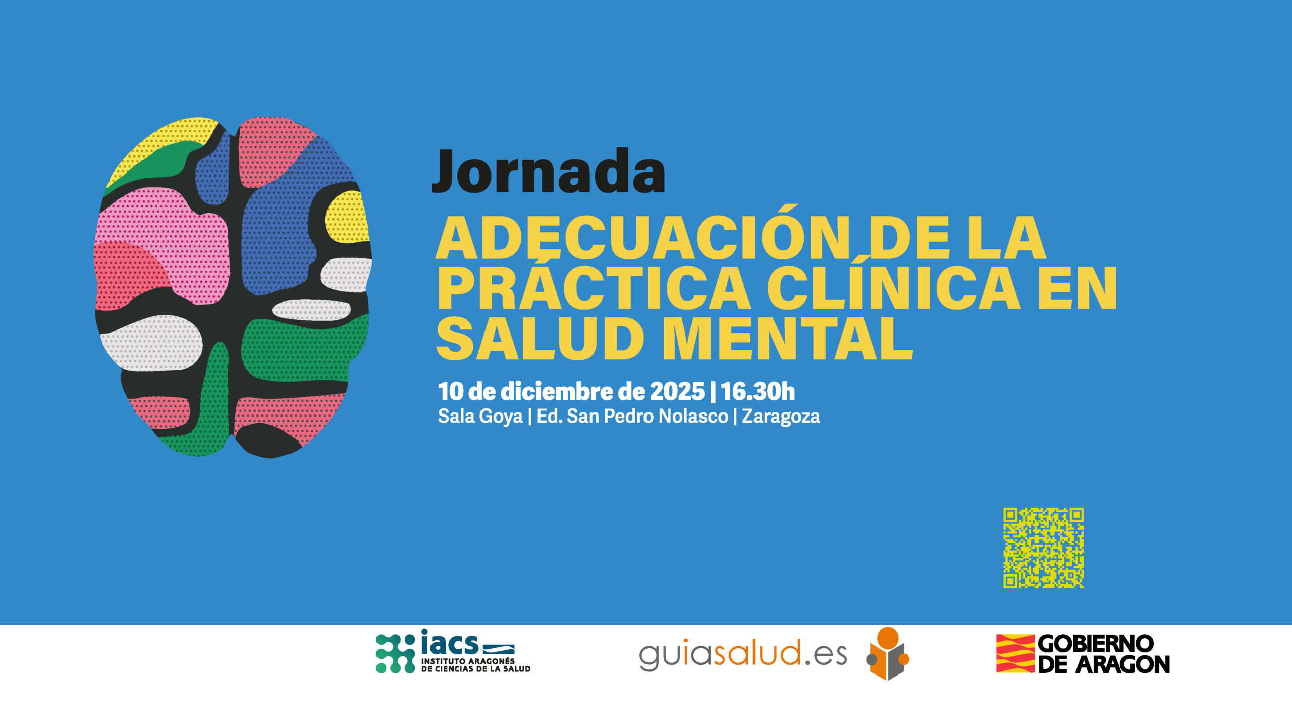 Imagen del cartel con el título de la jornada y acceso directo al programa